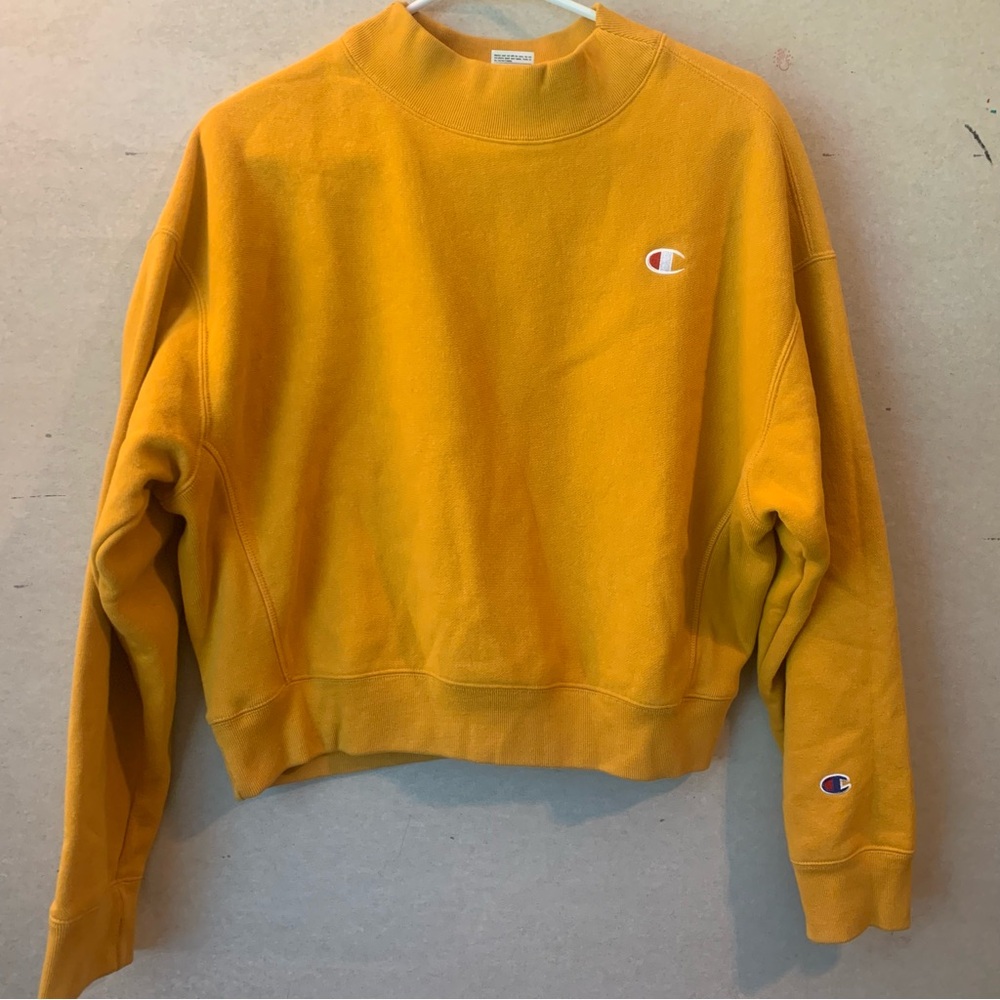 Champion Yellow Crewneck Sweatshirt